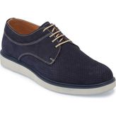 Tergan Lacivert Hakiki Nubuk Deri Erkek Casual Ayakkabı - E25I1AY57160-C39 - Lacivert-C39