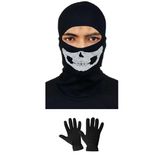 Termal Unisex Kurukafa Kar Maskesi Polar Eldiven Set