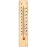 Termometre Büyük Boy Ahşap Termometre - 20 cm