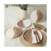Terra Leaf Nordıc Pasta Tabağı 22 cm 4 Adet / 22969-70 - Option-1