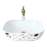 Terrazzo Tezgah Üstü Çanak Lavabo