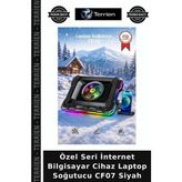 Terrien Özel Seri Internet Bilgisayar Cihaz Laptop Soğutucu CF07 Siyah - Çok Renkli - Tek Ebat