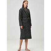 Terry Shawl Collar Pamuk Bornoz Antrasit