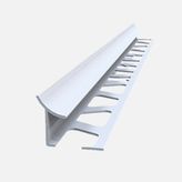 Tesay 10 mm Pvc İç Köşe Profili Beyaz