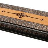 Tesbihane Kahverengi Deri & Ahşap Kombinli Elegance Tesbih Kutusu