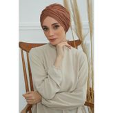 Tesettür Bone,B-9 Koyu Kahverengi
