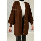 Tesettürce moda Örgü Desen Triko Hırka