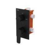 Teska Ciera Pro 2 Yönlü Banyo Panel+Batarya Kare-Siyah