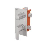 Teska Ciera Pro 3 Yönlü Banyo Panel+Batarya Kare-Krom