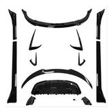Tesla y model body kit aero kit pianoblack