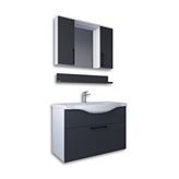 Teta Eko 80 cm Mdf Banyo Dolabi Seti