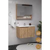 Teta Home Napoli 80 Cm Mdf Banyo Dolabı Seti Atlantik Çam