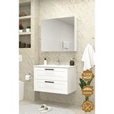 Teta Home Savora 65 Cm Mdf Gövde Membran Kapak Banyo Dolabı Seti Beyaz