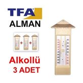TFA '3 Adet' Tfa 10.3015.03 Plastik Maksimum-Minimum Termometre