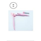 Tgb Pembe Renk Metal Pergel 24'lü