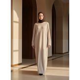 Thalia Soft Touch Tam Boy Elbise - 1 - Taş