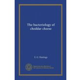 The bacteriology of cheddar cheese