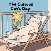 The Curious Cat's Day: A Simple Line Art Coloring Book