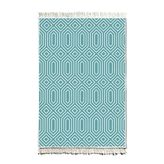 The Mia 150x100 cm Green Çift Taraflı Kilim