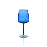 The Mia 600 ml Mavi Şarap Kadehi