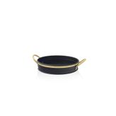 The Mia GLN0079 Siyah 30 cm Galvin Tepsi