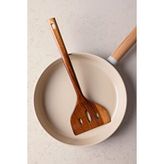 The Mia Natura Akasya Delikli Spatula 34x10 Cm Kahverengi