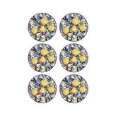The Mia Odore Di Limone Pasta Tabağı 6lı Set 19 cm ODL0002