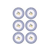 The Mia Odore Di Limone Seramik 6'lı Yemek Tabağı Seti 20 Cm