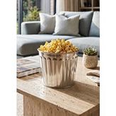 The Mia Popcorn Ve Cips Kasesi Krom Gümüş