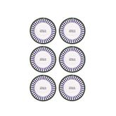 The Mia Provence Seramik 6'lı Yemek Tabağı Seti 20 Cm