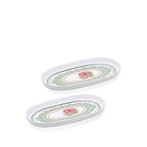 The Mia Spring Seramik Oval 2'li Servis Tabağı