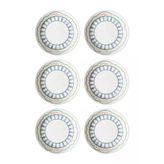 The Mia Spring Yemek Tabağı 6Lı Set 20 Cm