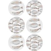 The Mia Wish Pasta Tabağı 6lı Set 19Cm