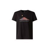 THE NORTH FACE Mountain Night Relaxed Genç Tişört, L, NF0A8G1UJK31TNF.JK31L, Siyah, Unisex Çocuk