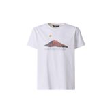 THE NORTH FACE Mountain Night Relaxed Genç Tişört, XL, NF0A8G1UFN41TNF.FN41XL, Beyaz, Unisex Çocuk
