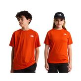 The North Face Teen New 24/7 Ss Tee Çocuk Outdoor Tişörtü NF0A8DF2G6L1 Turuncu