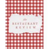 The Restaurant Review: A Personal Food Critic Journal for Rating Meals, Drinks, Service, Ambiance, Value, Menu Favorites, and Places Worth Revisiting