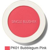 The Saem Single Blusher Tekli Allık - PK01 Bubblegum Pink