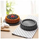 Thermo Döküm Gövdeli Keskin Tart ve Kek Kalıbı 23CM, Dilimli ve Döküm, Siyah Granit Benekli Pişirme Kabı, Kolay Çıkarma, Dayanıklı Alüminyum Alaşım