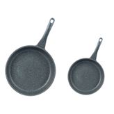 Thermoad 20-28 cm Döküm Granit Izgara Gril Tava Set
