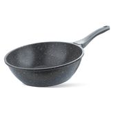Thermoad 28 cm Döküm Granit Wok Tava