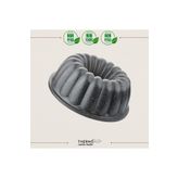 Thermoad | Dilimli Kek Kalıbı | Gri | 26 Cm