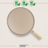 Thermoad | Gözleme Tavası | 36 cm Ahşap Saplı | Vizon