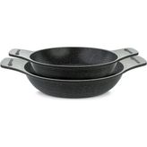 Thermoad Gri 20cm 22cm 2'li Granit Döküm Sahan Ve Tava Seti