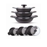 Thermoad Güveç 3 Lü Sahan Set Kapaklı
