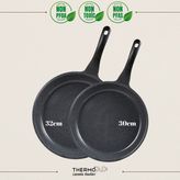 Thermoad | Maxi Tava Set | 30 cm - 32 cm | Graneu Serisi | Gri