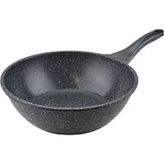 Thermoad ThermoAdWok Gri 28 cm Döküm Granit Wok Tava