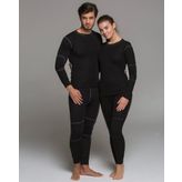 Thermoform Active Plus Yetişkin Termal İçlik Set, Siyah, L