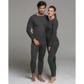 Thermoform Soft Termal İçlik Set Antrasıt Antrasit Xs