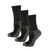 Thermoform Trekking Extra Dolgulu, Darbe Emici Kışlık Unisex Çocuk Çorap 3'Lü Paket Siyah